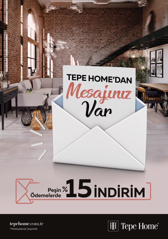 Tepe Home’dan mesajınız var!