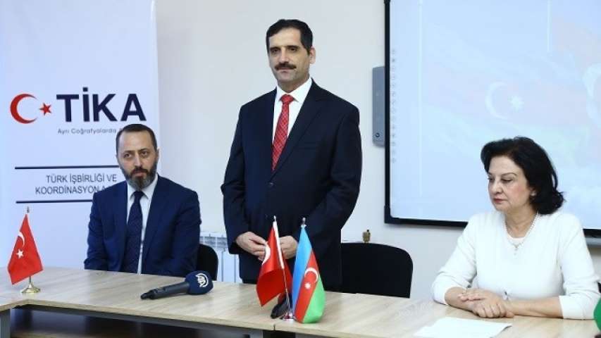 TİKA'dan Azerbaycan Mimarlık ve İnşaat Üniversitesine Destek