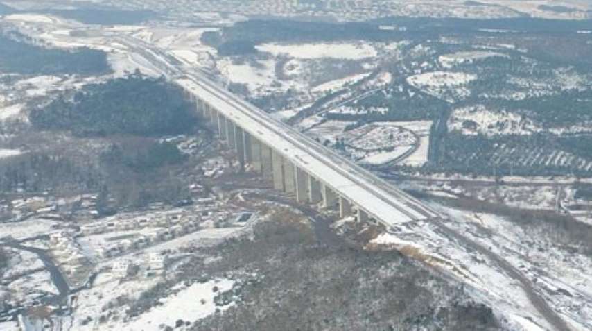 Üçüncü Köprü Projesinin Gidişatı Havadan Görüntülendi