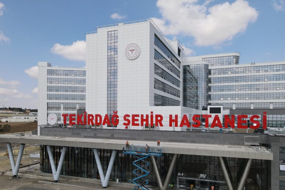 Tekirdağ Şehir Hastanesi'nin yapımında sona gelindi