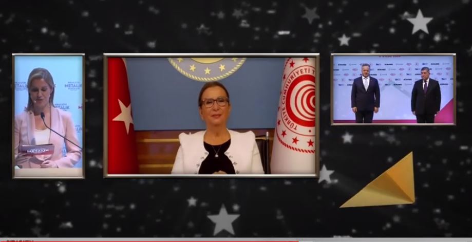 "İhracatın Metalik Yıldızları" ödüllerini aldı