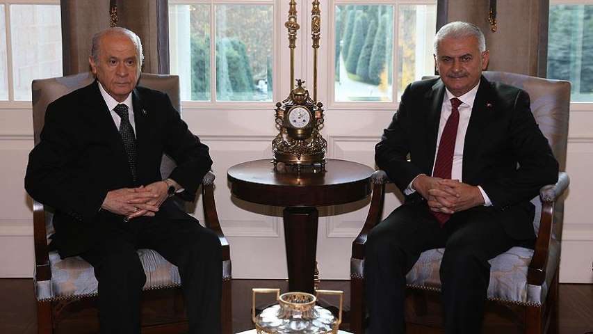 Yıldırım-Bahçeli Görüşmesi Sona Erdi