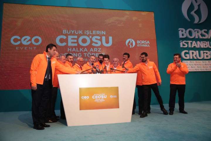 CEO Event Hisseleri Borsa’da İşlem Görmeye Başladı