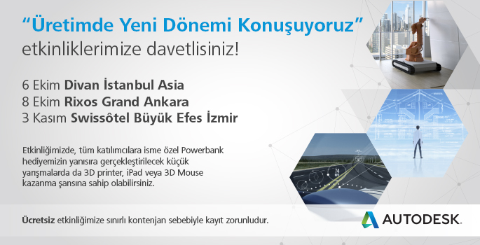 "Üretimde Yeni Dönemi Konuşuyoruz" Etkinliklerimize Davetlisiniz