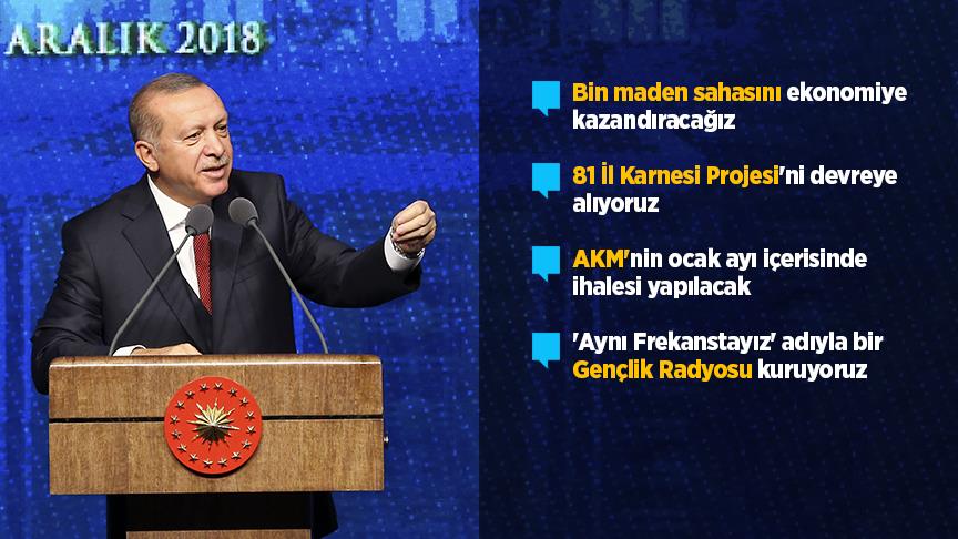 Erdoğan İkinci 100 Günlük Hedefleri Açıklıyor