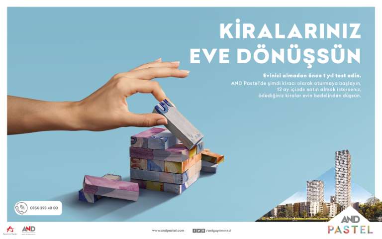 AND Pastel’de Taşın-Düşün Dönemi: Kiralar Eve Dönüşüyor