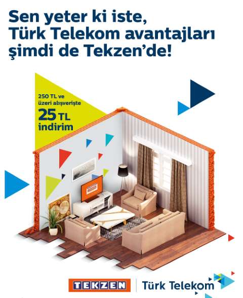 Tekzen ve Türk Telekom’dan Evleri Şenlendiren Kampanya
