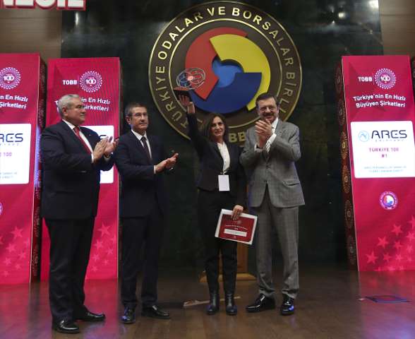 "Türkiye'nin En Hızlı Büyüyen 100 Şirketi Yarışması" Ödül Töreni
