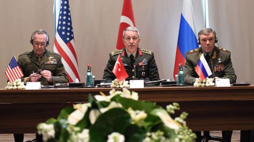 ABD, Rus ve Türk Genelkurmay Başkanları Antalya'da