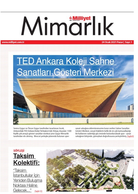 Milliyet Mimarlık Dergisi yayın hayatına başlıyor