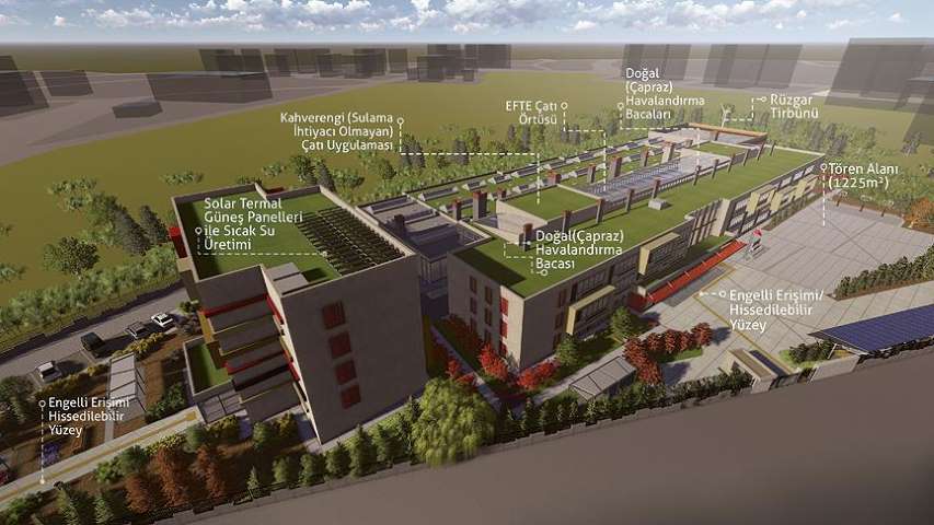 İlk Yeşil Kamu Binası Yapımında Sona Yaklaşıldı