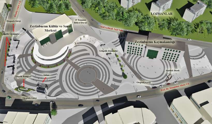Zeytinburnu 58. Bulvar Caddesi ve 15 Temmuz Meydanı Yenileniyor