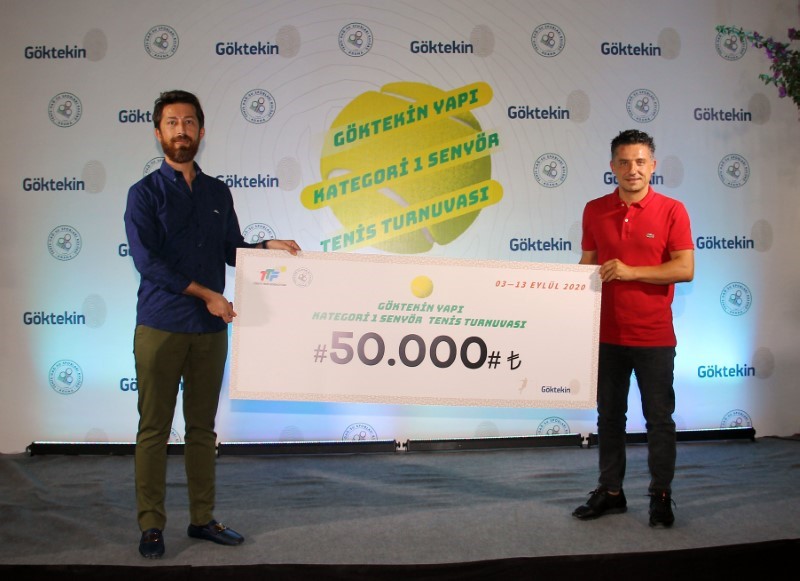 Göktekin Yapı Kategori-1 Senyör Tenis Turnuvası’nda kupalar sahiplerini buldu