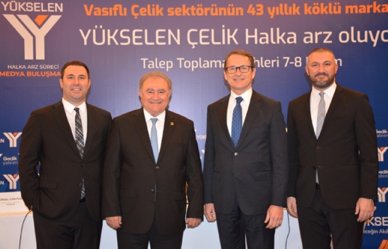 Yükselen Çelik'in Halka Arzına 3 Katı Talep