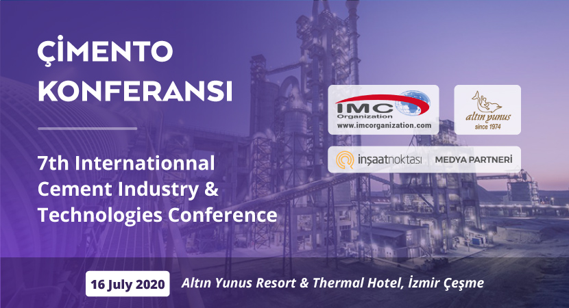 Çimento Endüstrisi ve Teknolojileri Konferansı 16 Temmuz’da İzmir’de!