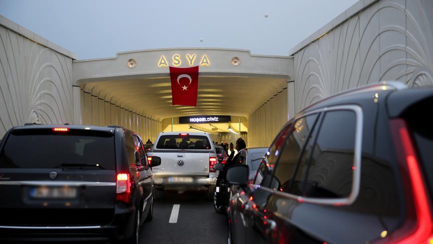 Avrasya Tüneli'nden Geçişler Başladı