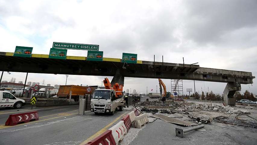 Mahmutbey Gişeleri Yıkılıyor