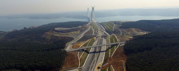 3. Boğaz Köprüsü’nün Bağlantı Yolları Ağustos Ayında Tamamlanacak