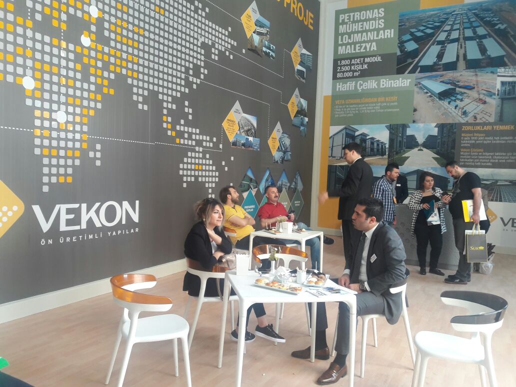 Vekon, Yeniliklerini Yapı Fuarı'nda Tanıttı