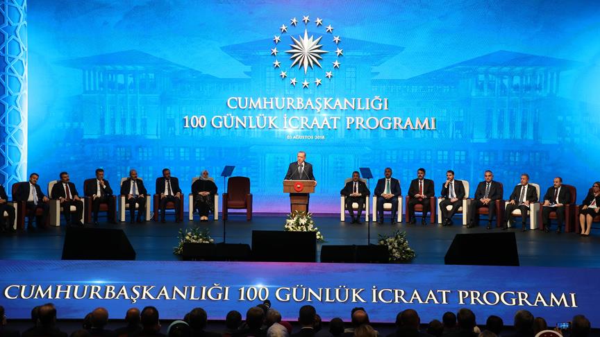 Cumhurbaşkanı Erdoğan '100 Günlük Eylem Planı'nı Açıklıyor