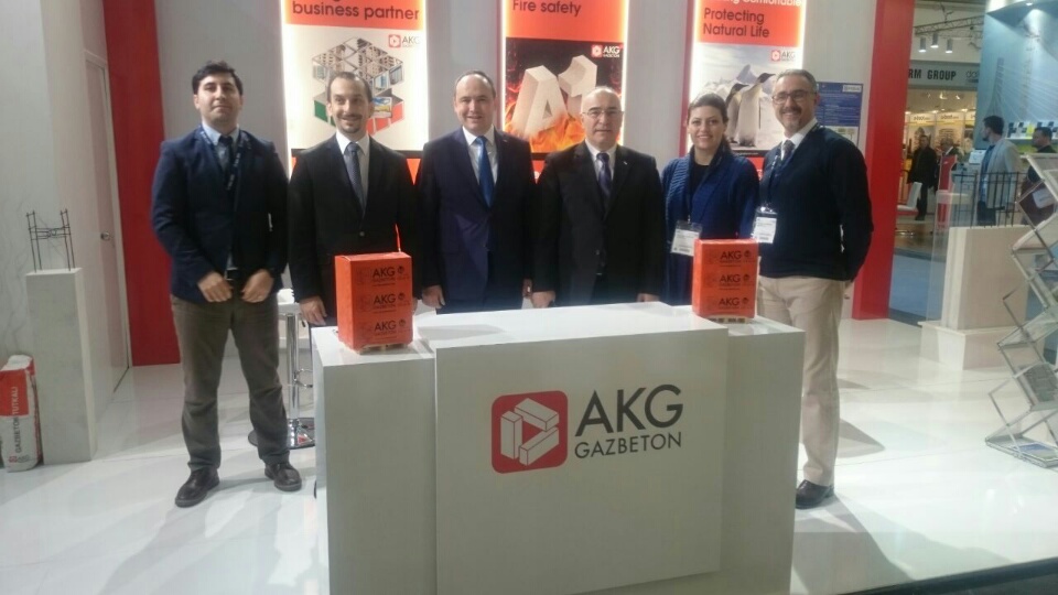 AKG Gazbeton, Dünyanın En Büyük Yapı Fuarı BAU Münih'e Katıldı