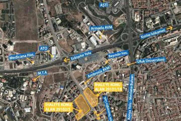 Çukurambar'daki Arsaya Rekor Teklif