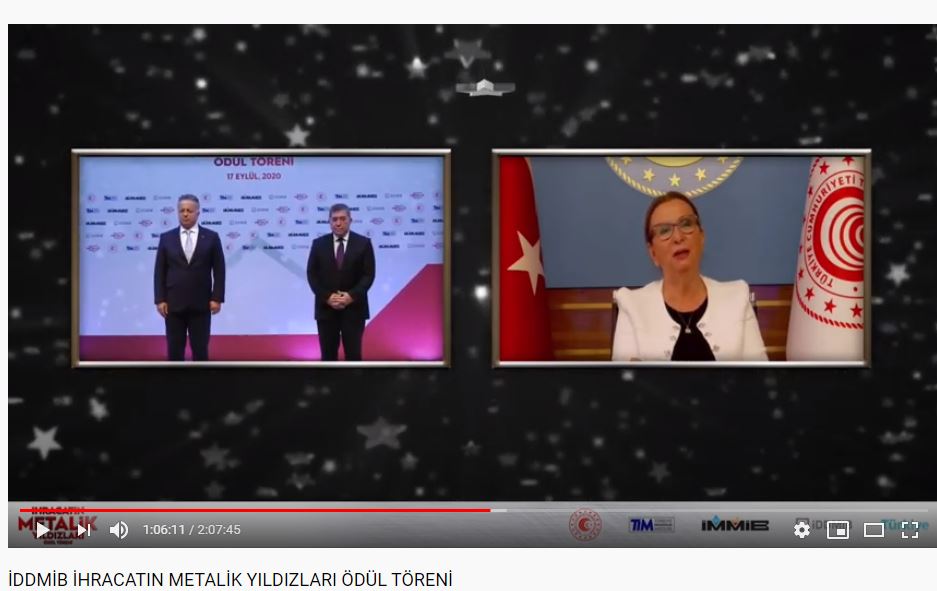 İDDMİB İhracatın Metalik Yıldızları Ödül Töreni