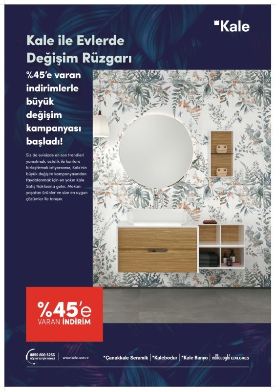 Kale’den evlerde değişim rüzgarı başlatan kampanya