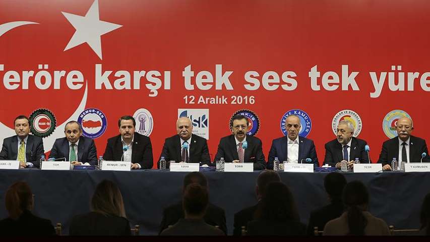 “STK'lar Teröre Karşı Tek Ses, Tek Yürek”