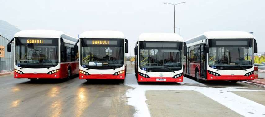 Türkiye’nin İlk Elektrikli Otobüsleri Konya’da