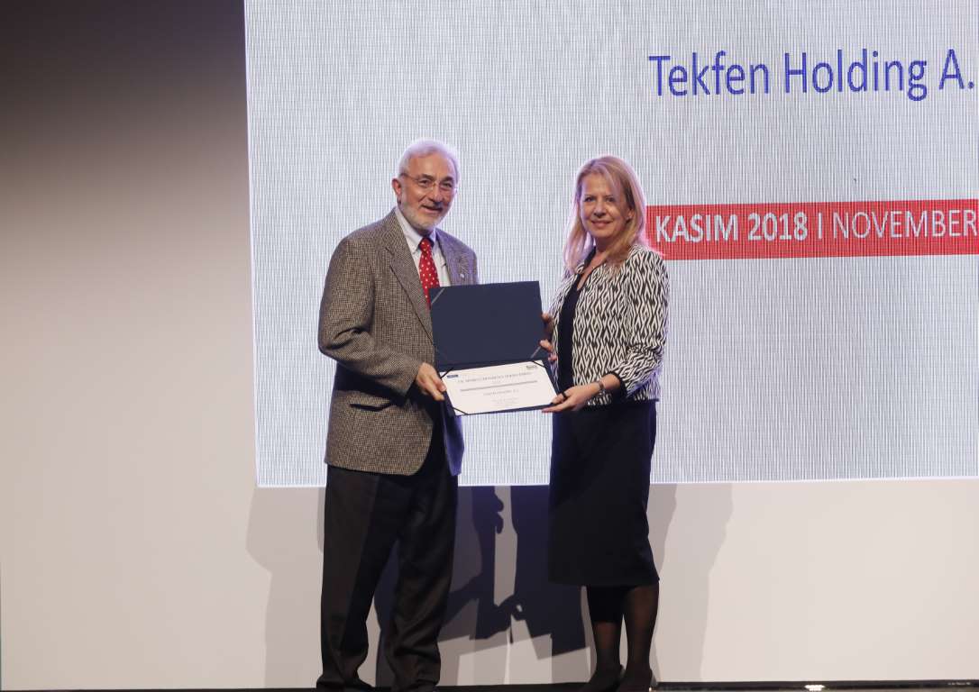 Tekfen Holding’e “Kadınlarla Güçlendirilmiş Yönetim Kurulu”Ödülü