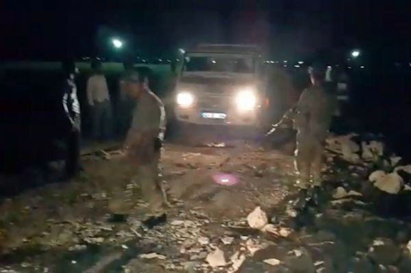 İnşaat Malzemesi Çalarken Yakalandılar