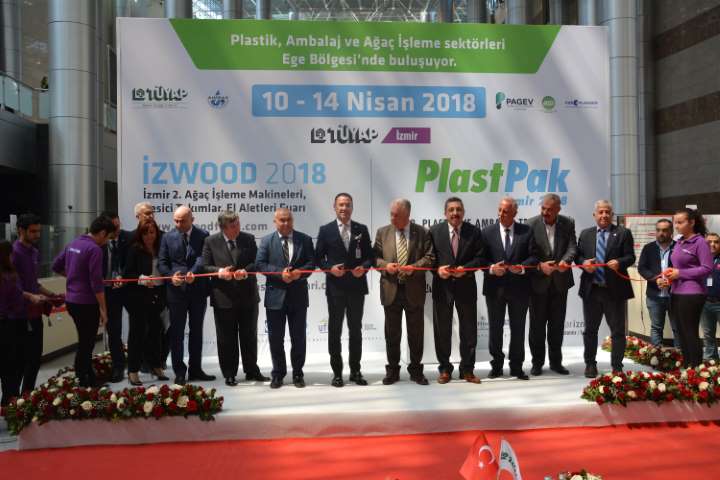 İZWOOD ve PlastPak 2018 Fuarları, Fuarİzmir’de Başladı