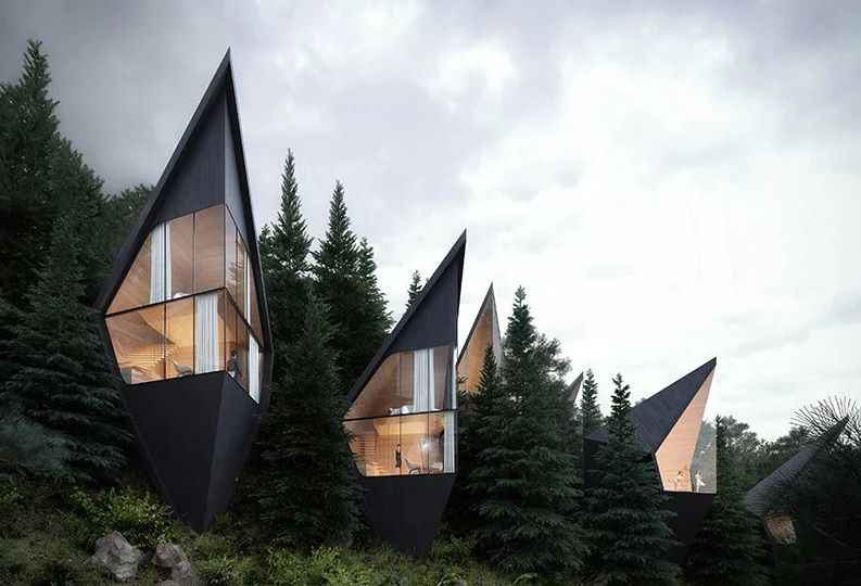 Ünlü İtalyan mimardan ilginç ağaç ev tasarımları