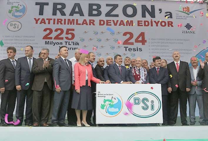Trabzon'da 24 Tesisin Temeli Atıldı