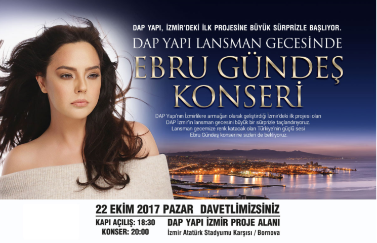 DAP Yapı’dan Ebru Gündeş Konseri