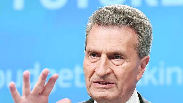 Oettinger: AB Ülkeleri Vaad Edilen Parayı Finanse Etmeli