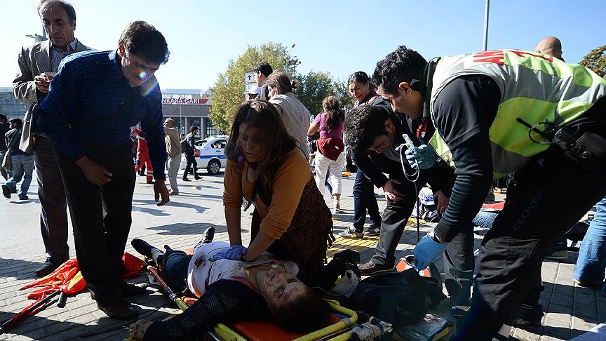 Ankara Tren Garı Yakınındaki 2 Ayrı Patlamada 30 Vatandaş Hayatını Kaybetti, 126 Kişi Yaralandı