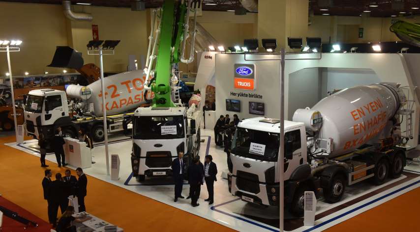 Ford Trucks, Beton Fuarı’nda Hafifletilmiş Mikser Serisini Görücüye Çıkardı