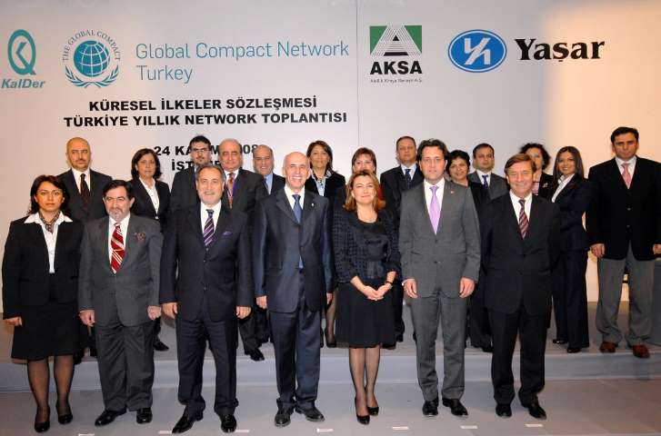 ''Küresel İlkeler Sözleşmesi Türkiye Ağı'' Yönetim Kurulu'nu Belirledi