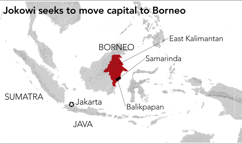 Endonezya Yeni Başkentini İnşa Etmeye Başlıyor