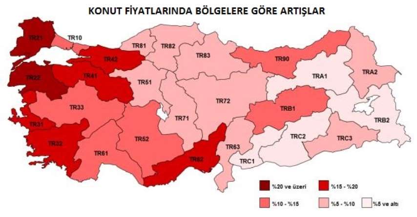 Konut Fiyatlarında İzmir, İstanbul ve Ankara'yı Geride Bıraktı