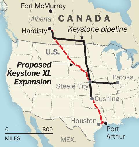 Keystone XL Petrol Boru Hattı ABD’yi Karıştırdı