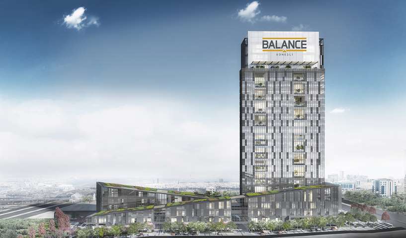 Lokasyonu İle Değer Yaratan Yeni Nesil Ofis Projesi Balance Güneşli