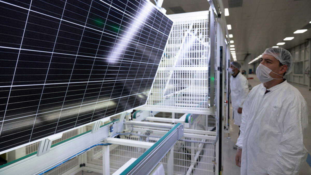 Türkiye'nin ilk yerli güneş paneli fabrikasında üretim kapasitesi artacak
