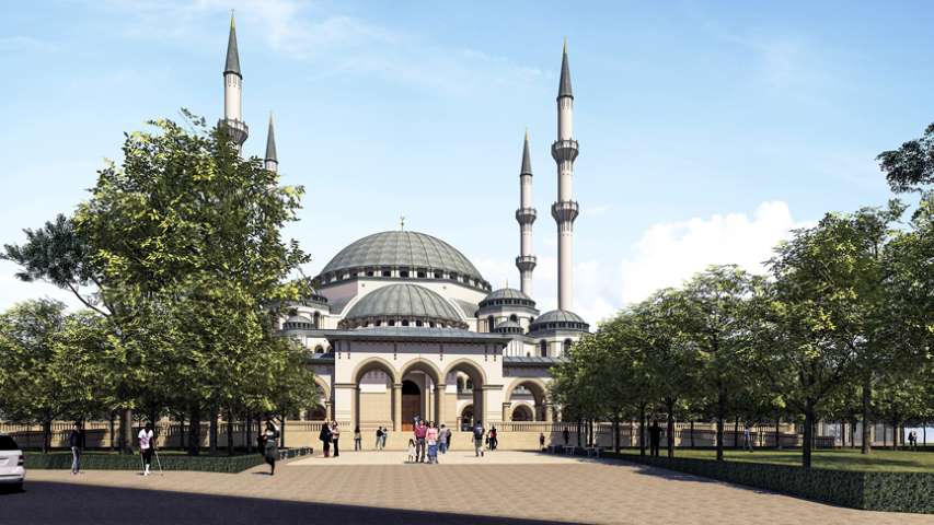 İzmir'e 15 Bin Kişilik Cami İnşa Ediliyor