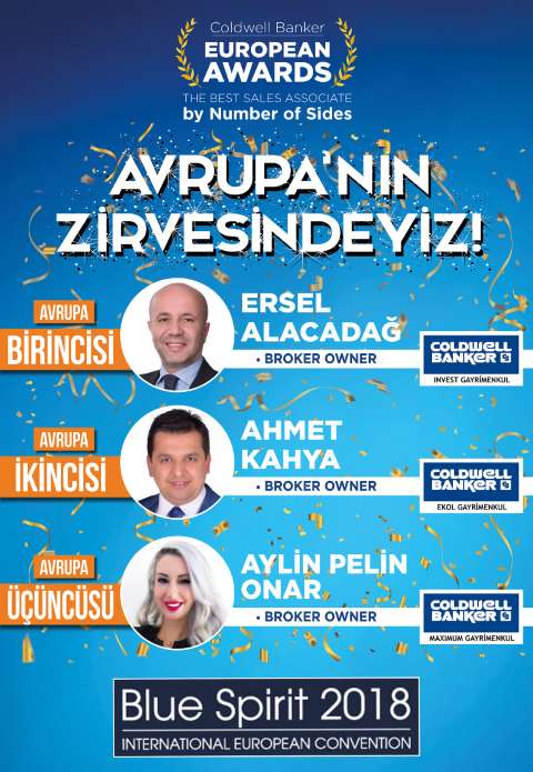 Coldwell Banker Avrupa'da İlk 3'te