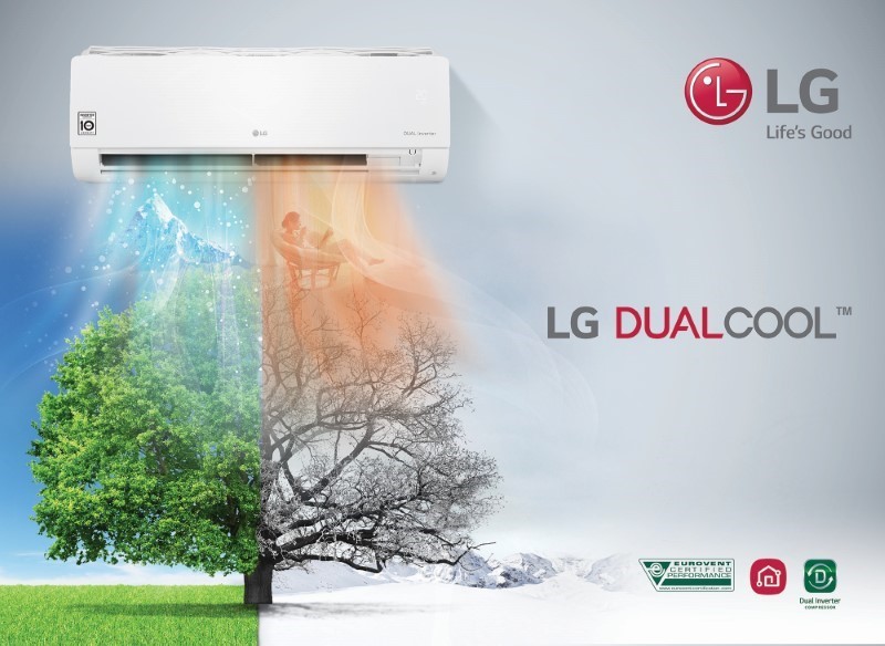 Kış Soğuğunda LG DUALCOOL Klima Konforu