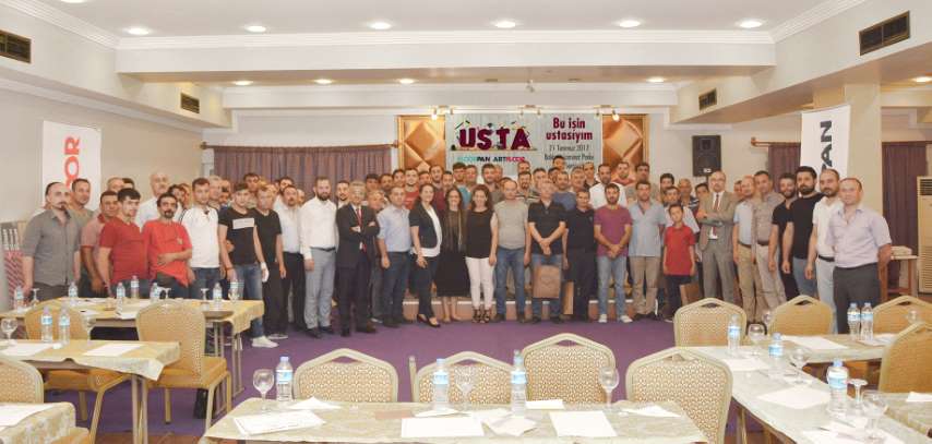 “Laminat Parke Usta Seminerleri”  İlk Kadın Parke Ustasını Ağırladı