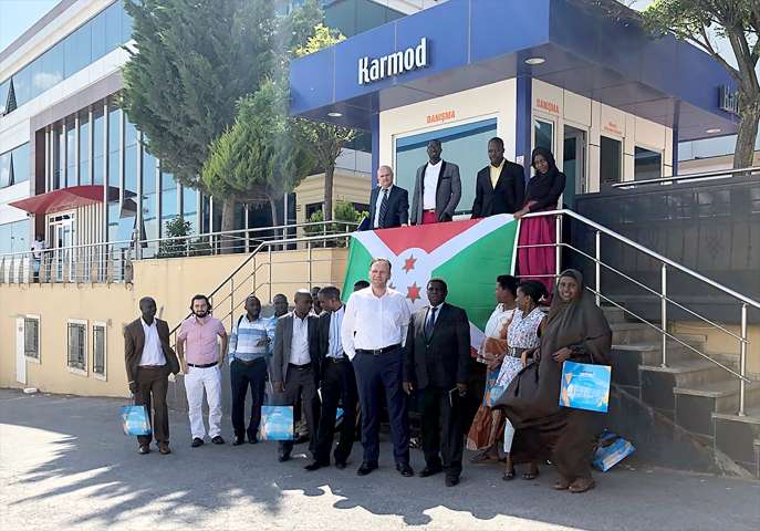 Burundi İş Heyeti Karmod’u Ziyaret Etti